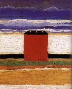 Kasimir Malevich Red House oil on canvas